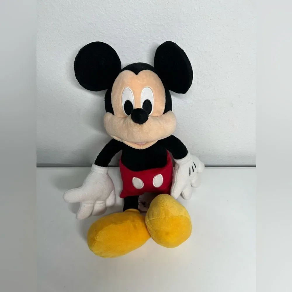 Disney Store Original Mickey Mouse Plush Medium 17 Inch Tall Stuffed Animal
